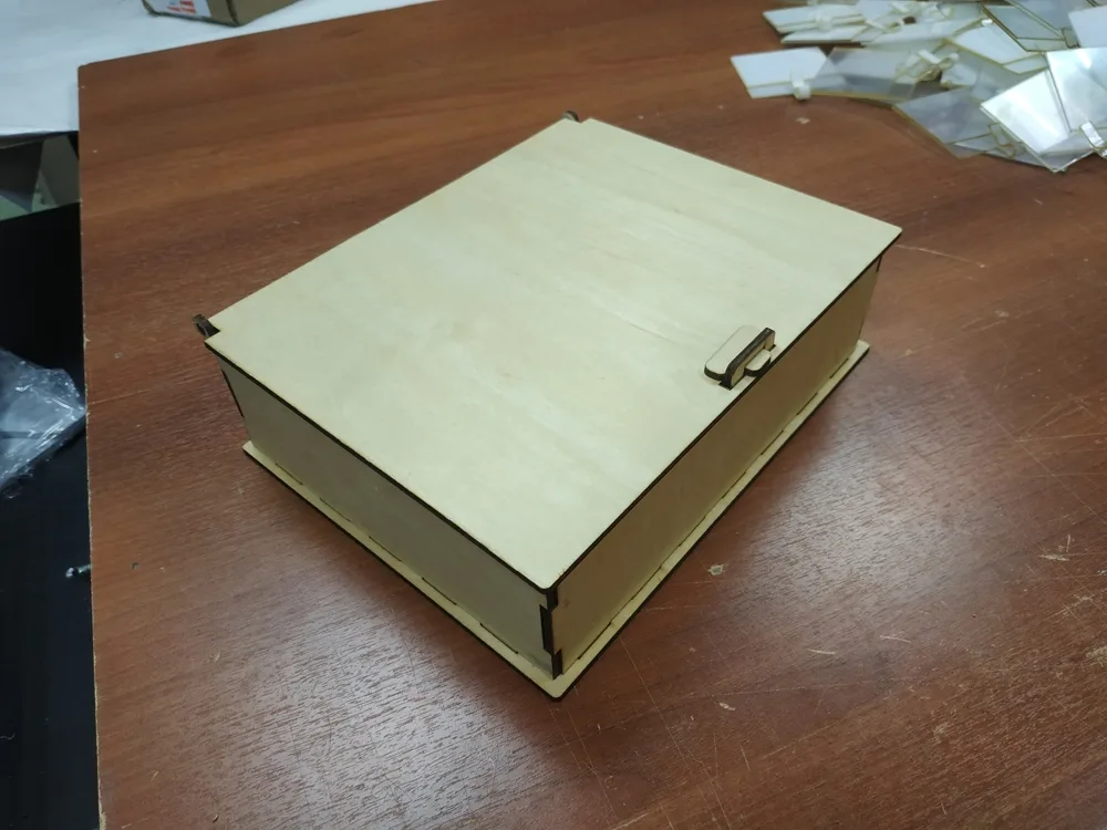 Kapaklı Ahşap Kutu 4mm