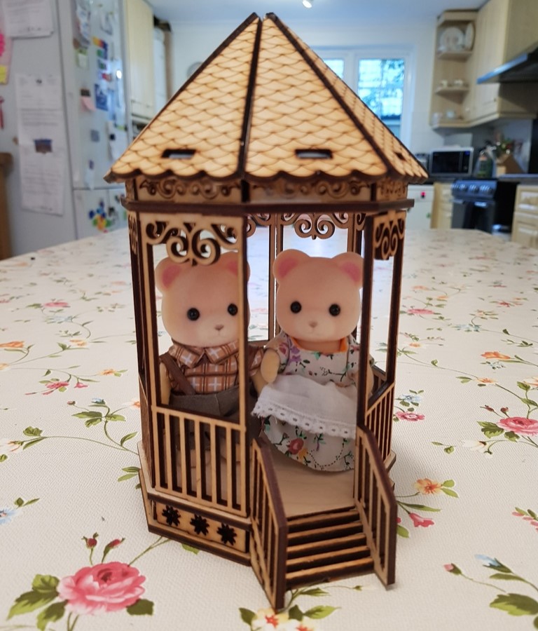 Geleneksel Portekiz Bandstandı Coreto 3mm