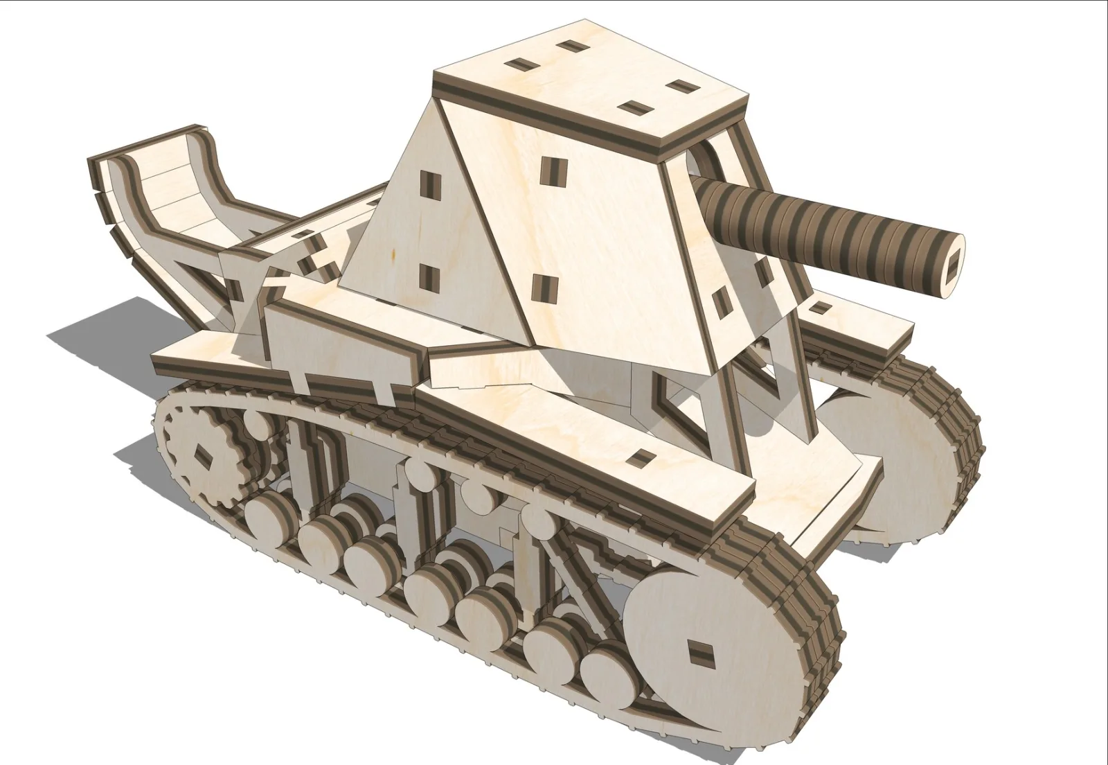 3D Tank Puzzle-7