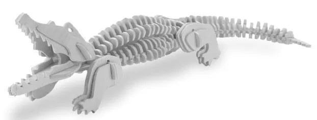 3D Timsah Puzzle-3