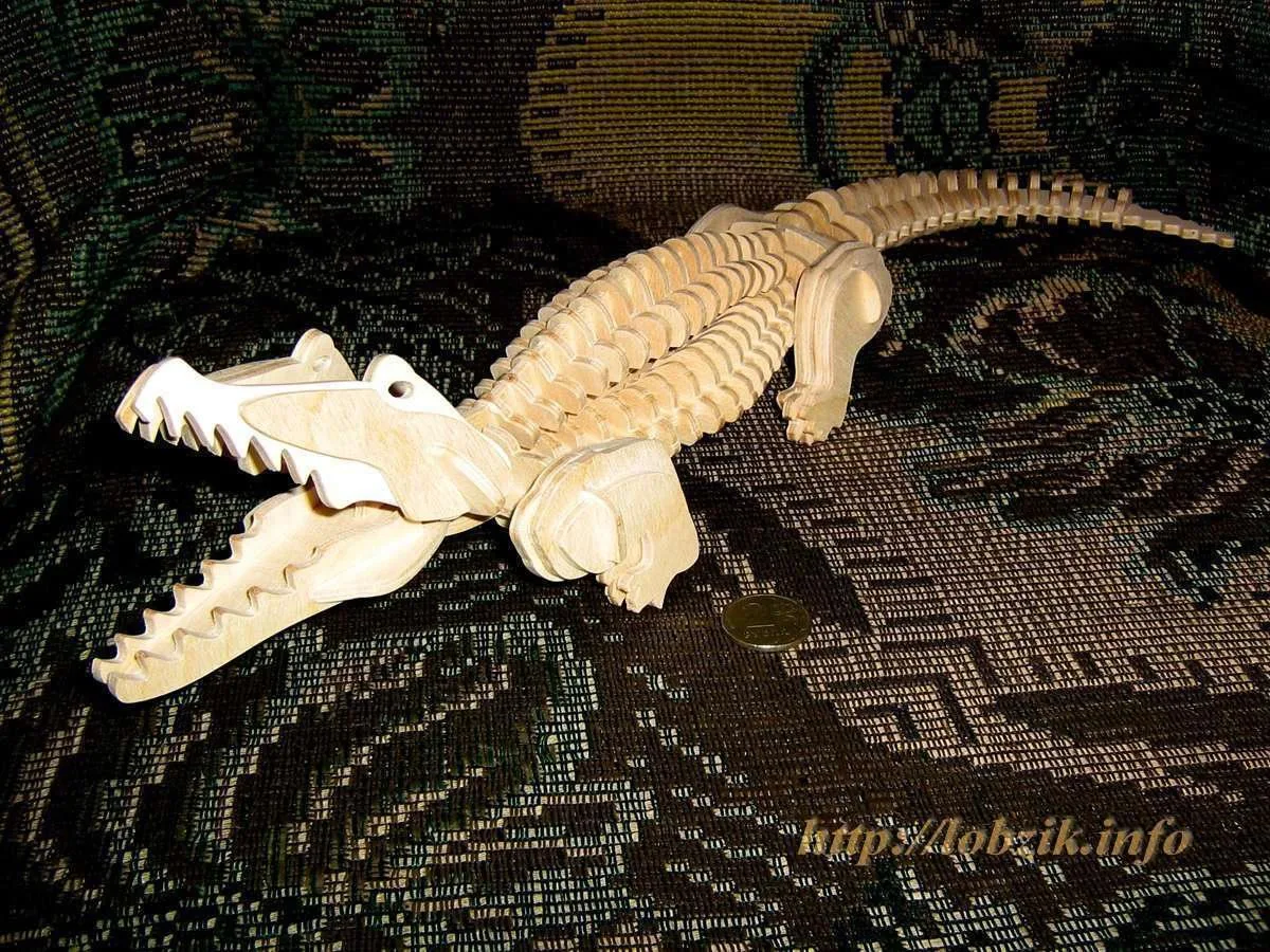 3D Timsah Puzzle-4