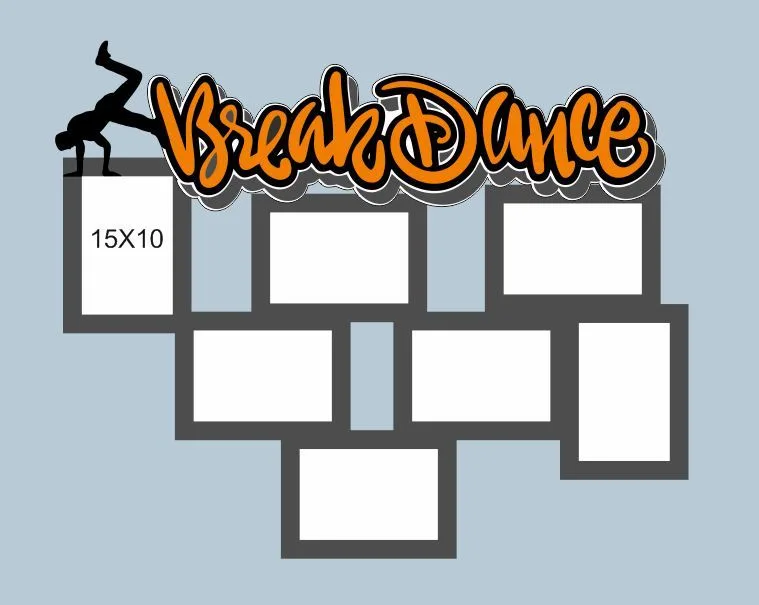 Break Dance Fotoğraf Çerçevesi