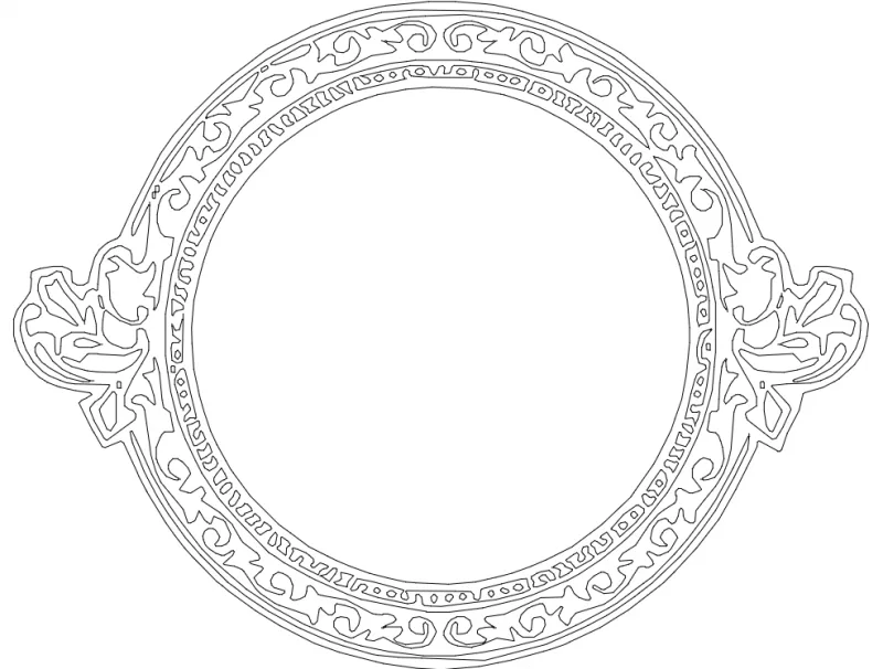 Desenli Ayna Çerçevesi-40