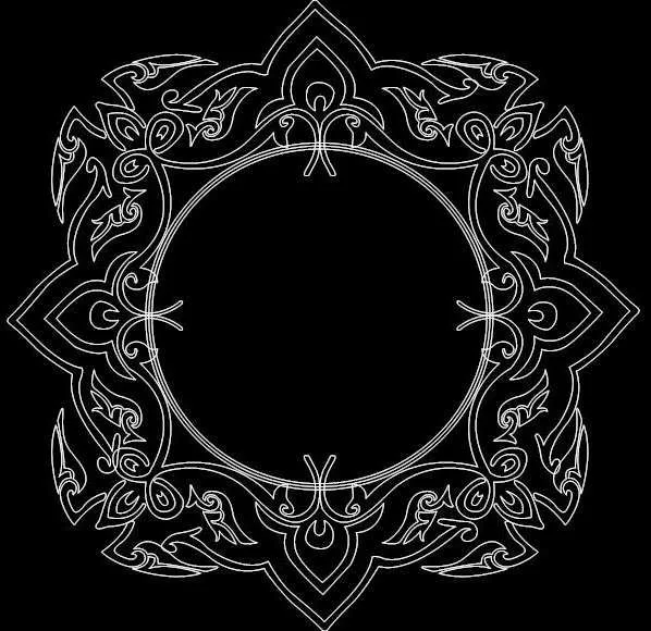 Desenli Ayna Çerçevesi-52