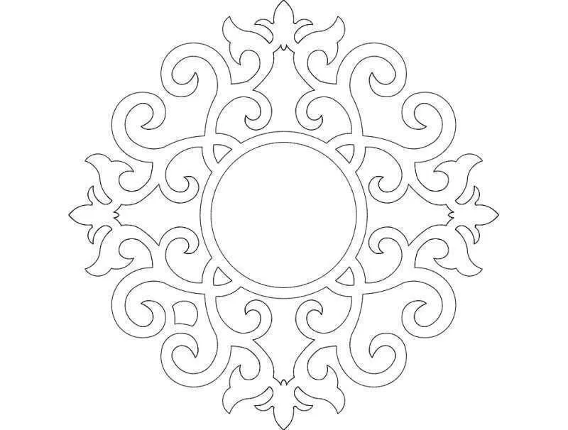 Desenli Ayna Çerçevesi-57