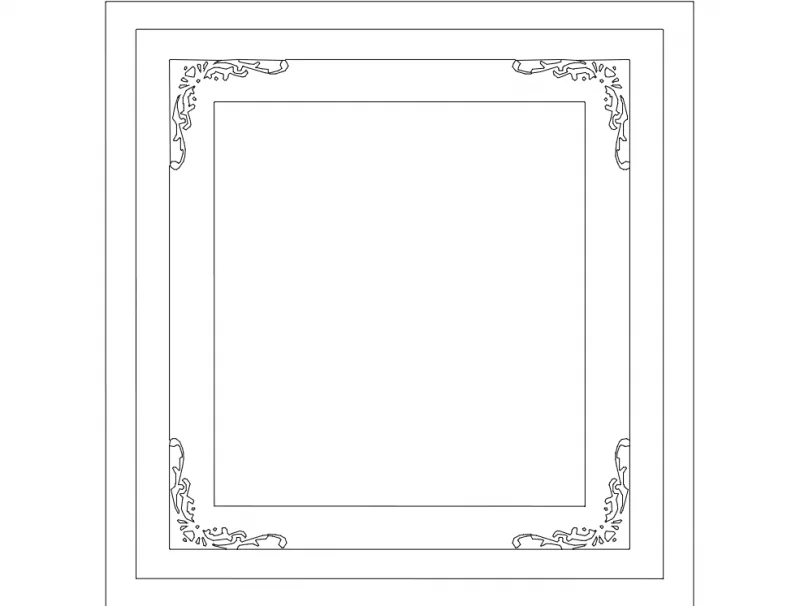 Desenli Fotoğraf Çerçevisi-5