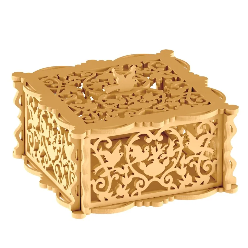 Desenli Kapaklı Kutu-5