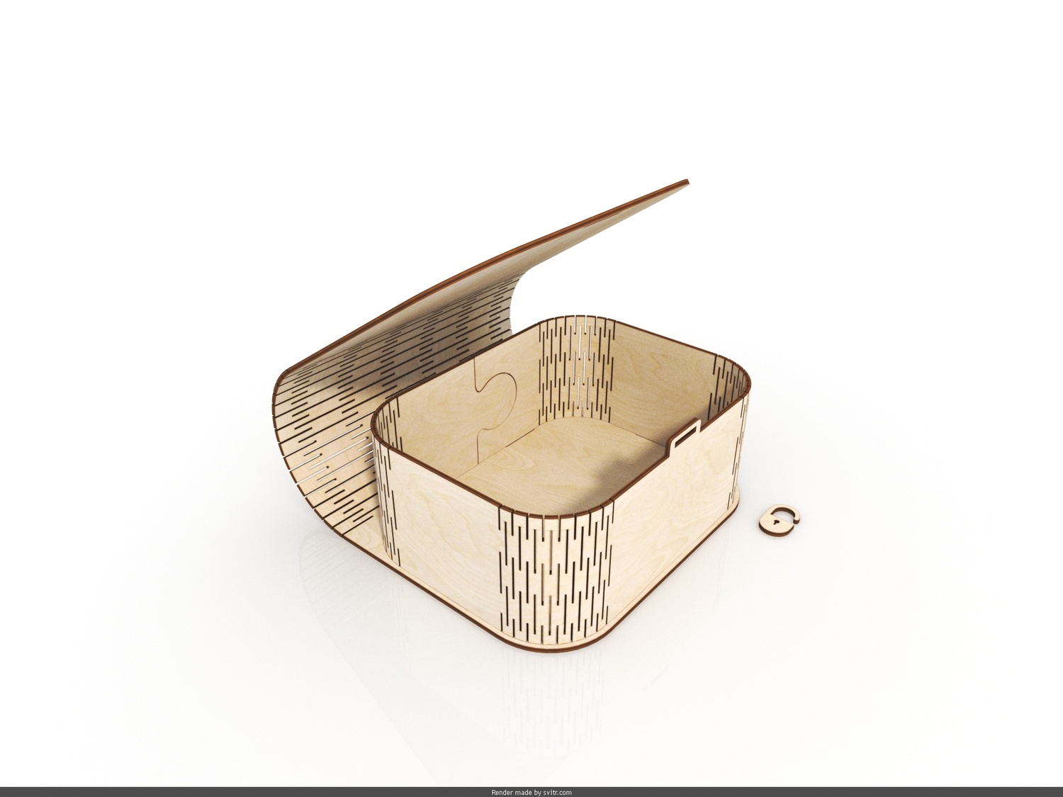 Desenli Kapaklı Kutu-23