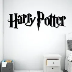 Lazer Kesim Harry Potter Duvar Sanatı