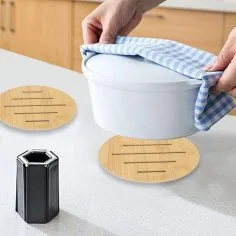Lazer Kesim Ahşap Bardak Altlıkları Tava Tutacağı Yemek Masası İçin
