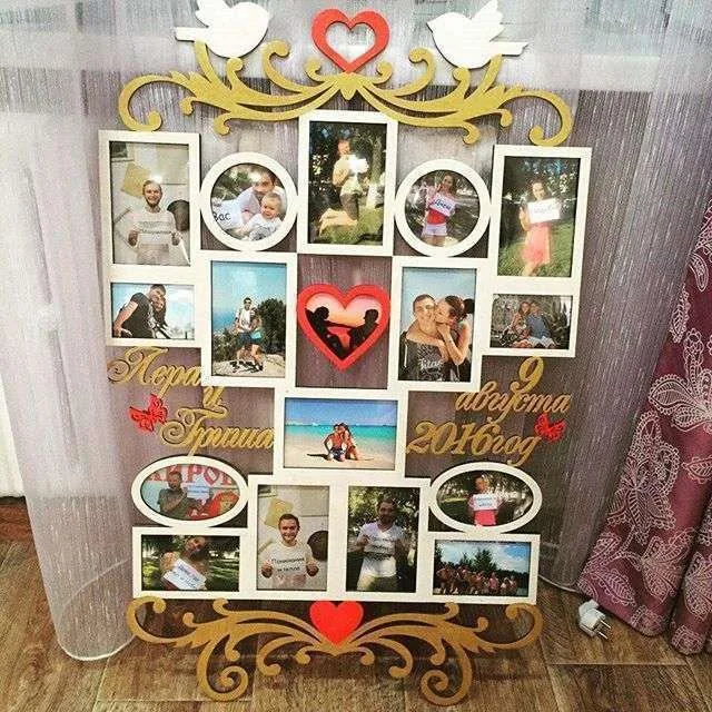 Özel Tasarım Desenli Fotoğraf Çerçevesi