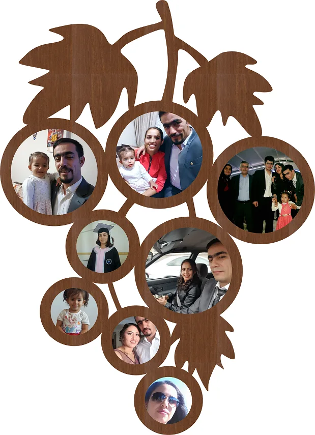 Salkım Fotoğraf Çerçevesi