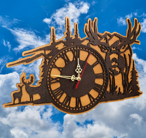 Geyikli Dekor Saat