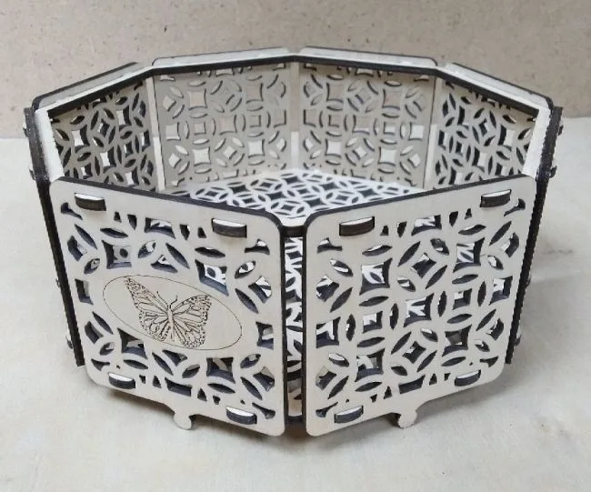 3D Sekizgen Kutu
