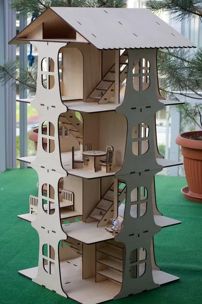 3D 4katlı Ev Puzzle