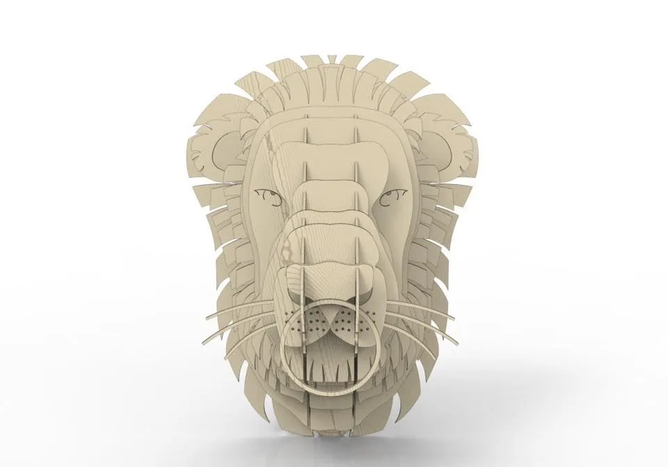 3D Aslan Başı Puzzle