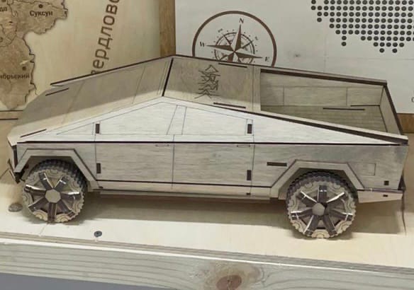 Tesla Cybertruck 3D Puzzle