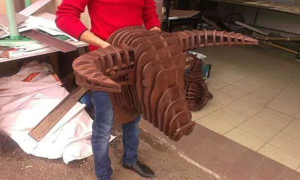 3D Boğa Başı