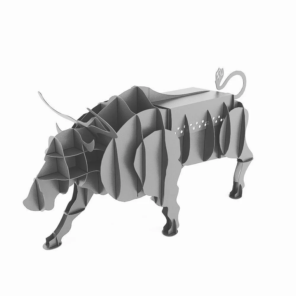3D Boğa Puzzle
