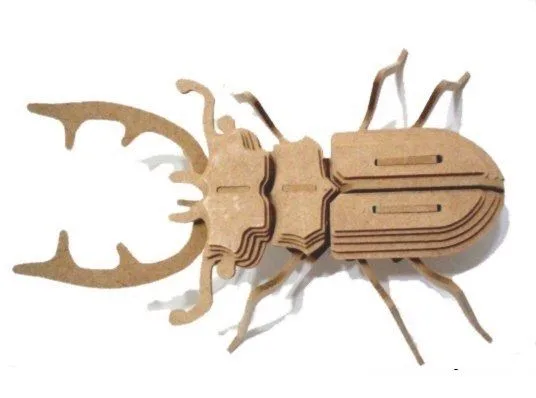 3D Böcek Puzzle