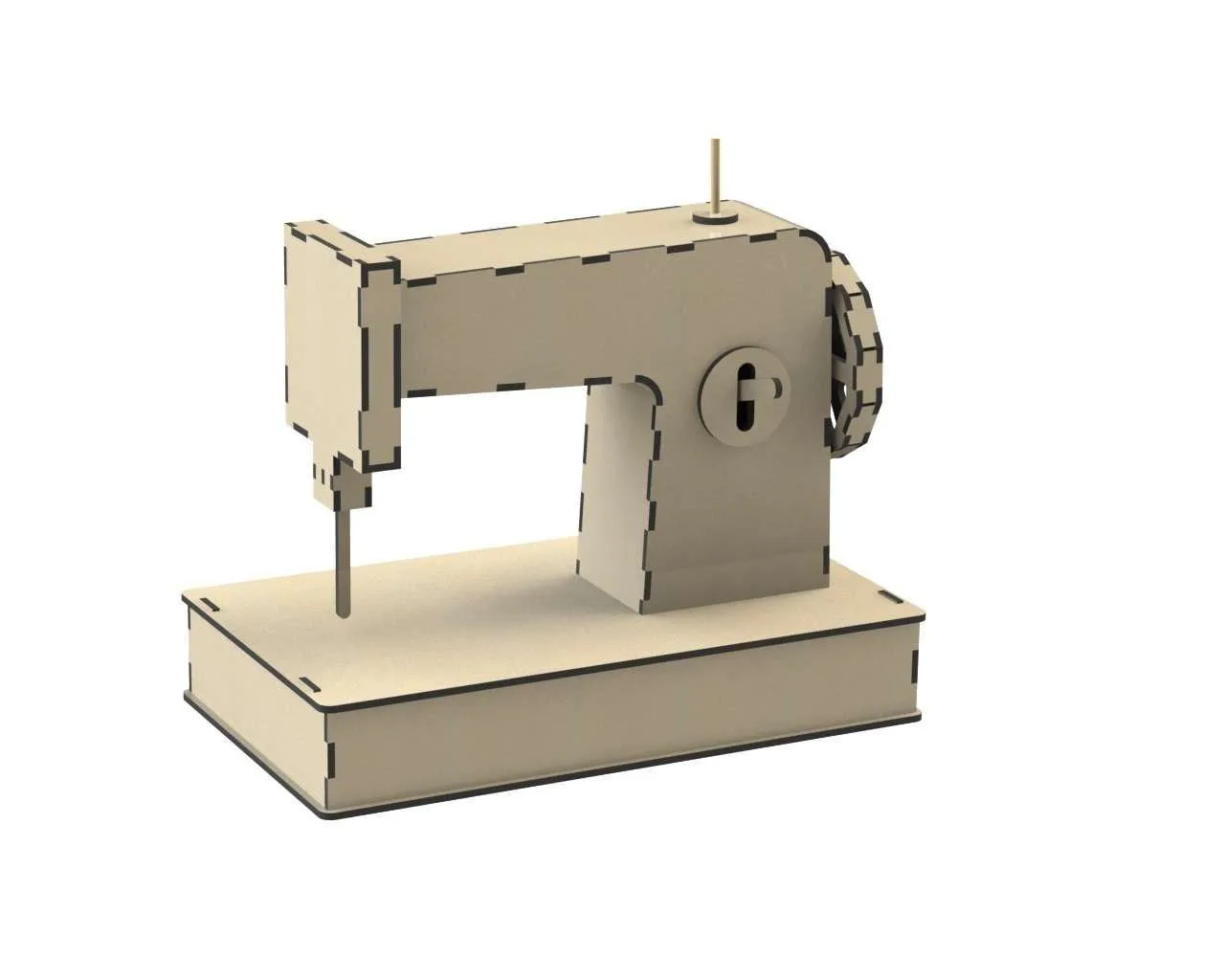 3D Dikiş Makinesi Puzzle