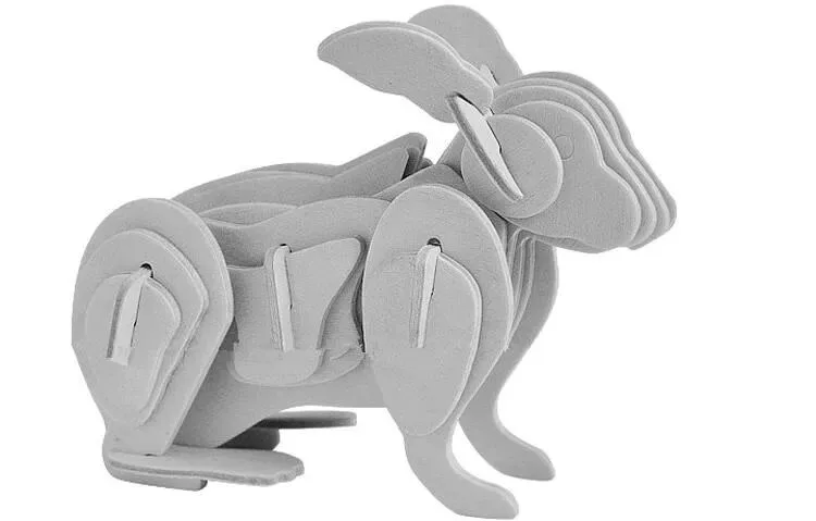3D Tavşan Puzzle 