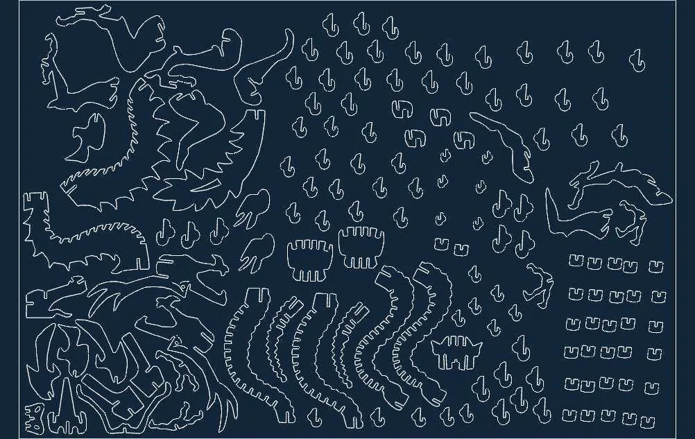 3D Ejderha Puzzle