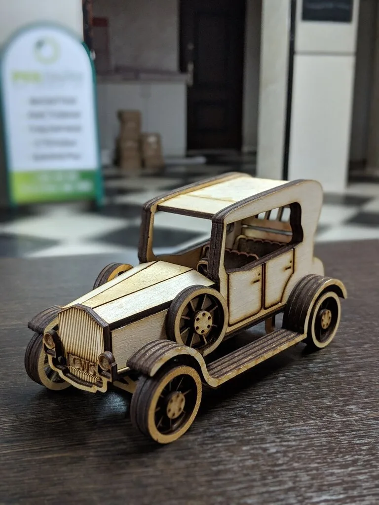 3D Eski Model Araba Puzzle