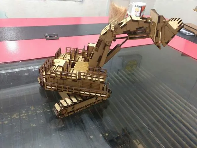 3D Excavator İş Makinesi Puzzle