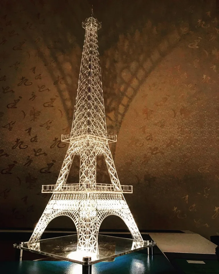 3D Eyfel Kulesi Gece Lambası