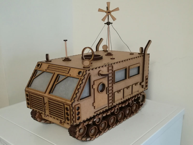 Lazer Kesim Kharkovchanka 3D Puzzle Model Seti
