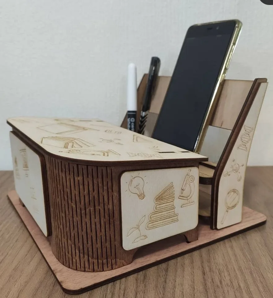 Telefon Tutuculu Masa Düzenleyici