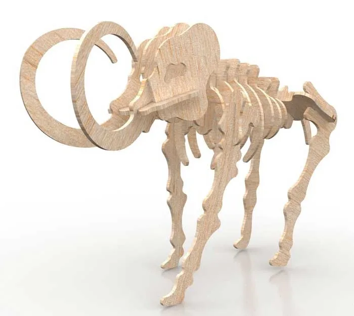Mamut 3D Yapboz CNC Router