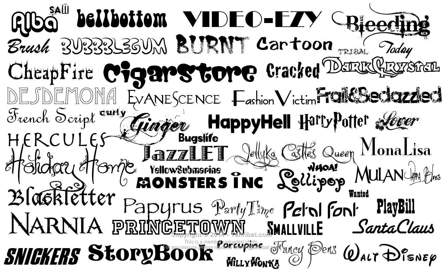500 Adet Premium Font Paketi