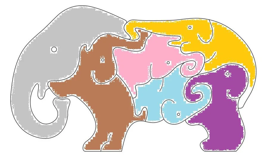3D Fil Puzzle