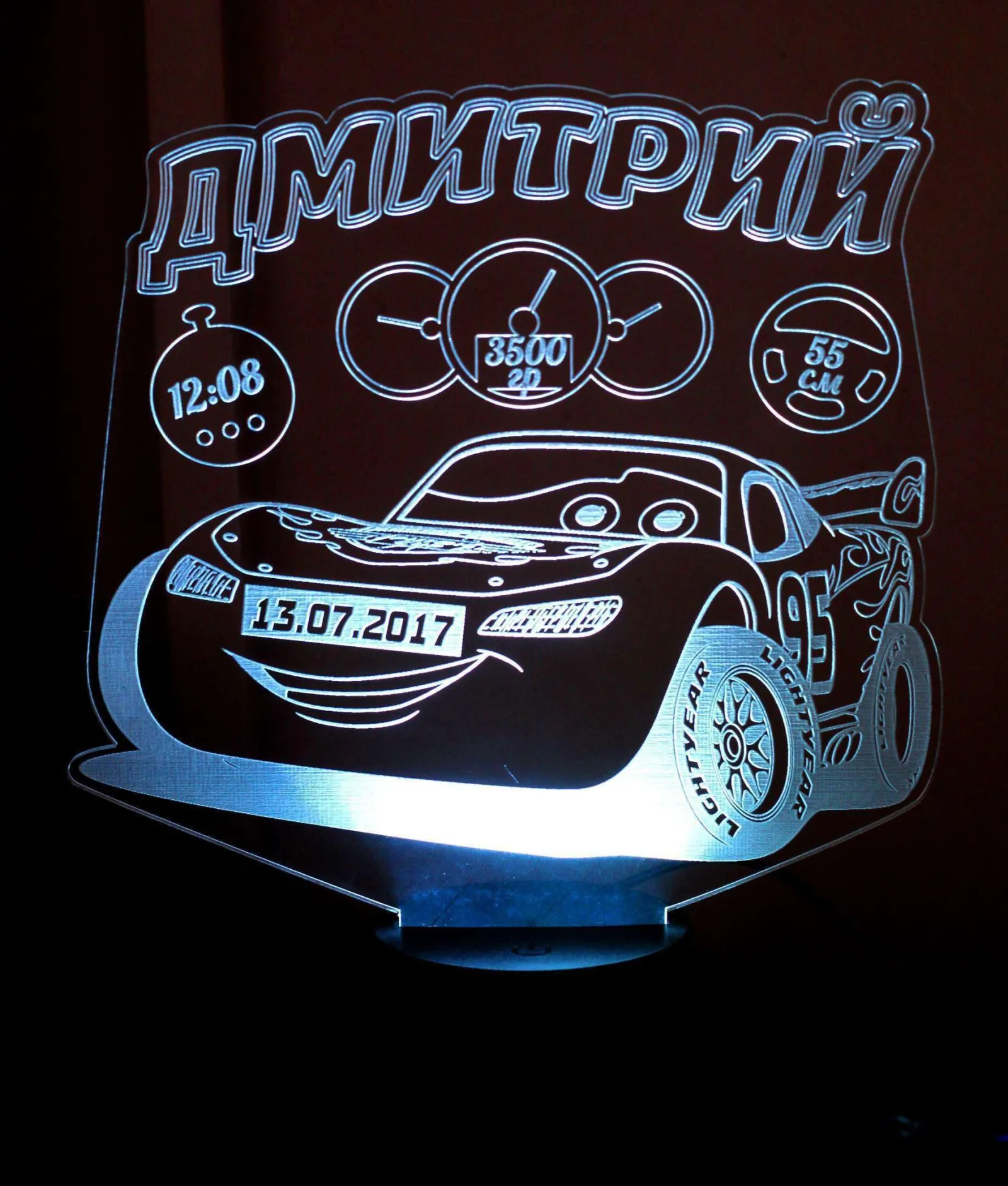 3D İlk Doğum Gece Lambası