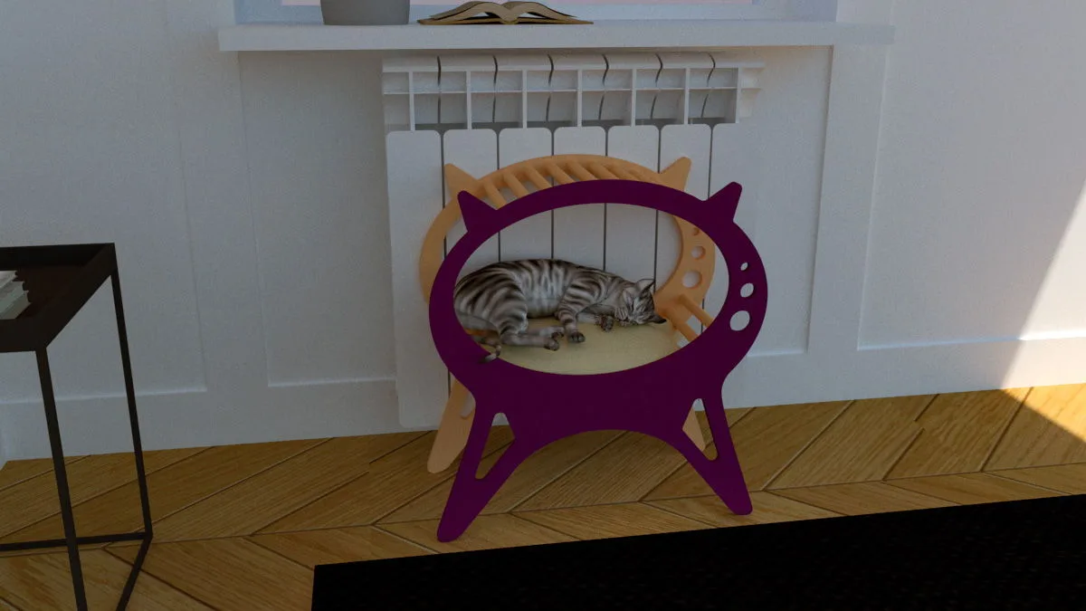 3D Kedi Evi