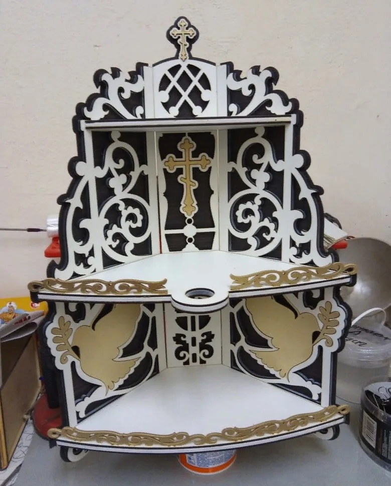 Simgeler için Köşe Rafı