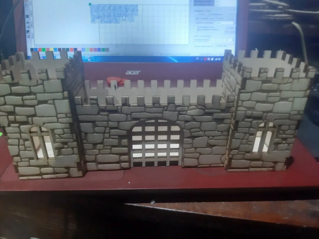 Castle Fortress Kalem Kalemlik Masa Düzenleyici