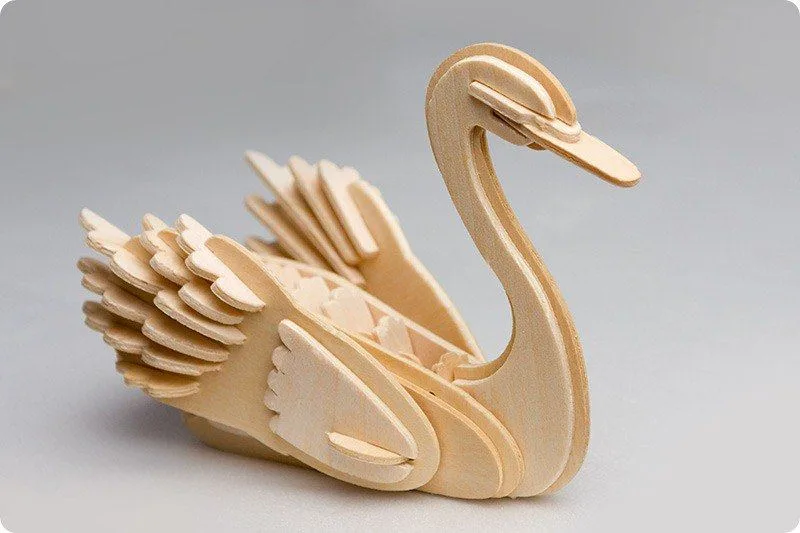 3D Kuğu Puzzle 3MM 