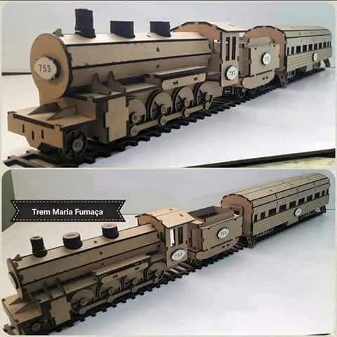 3D Lokomotif Puzzle-5