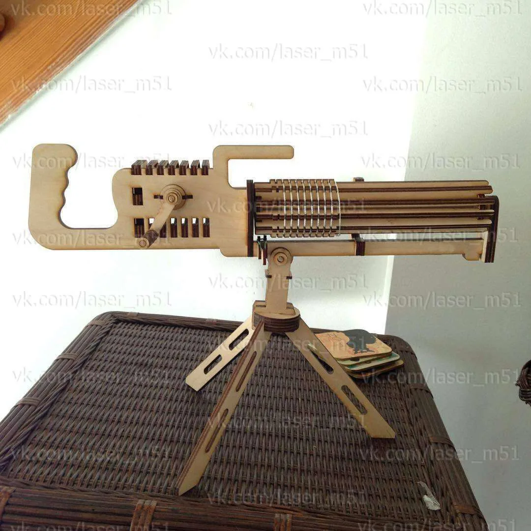 3D Makineli Silah Puzzle 