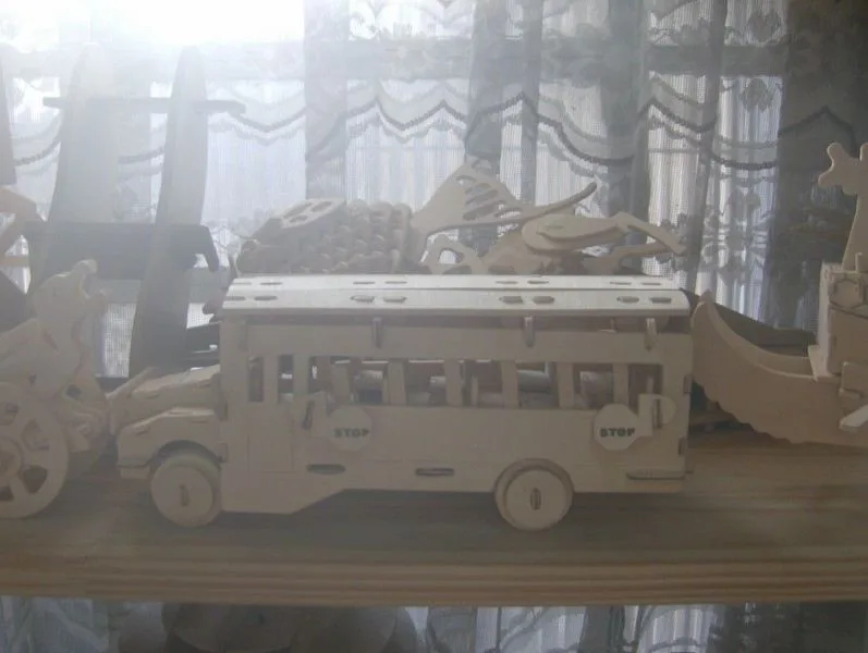 3D Okul Otobüsü Puzzle