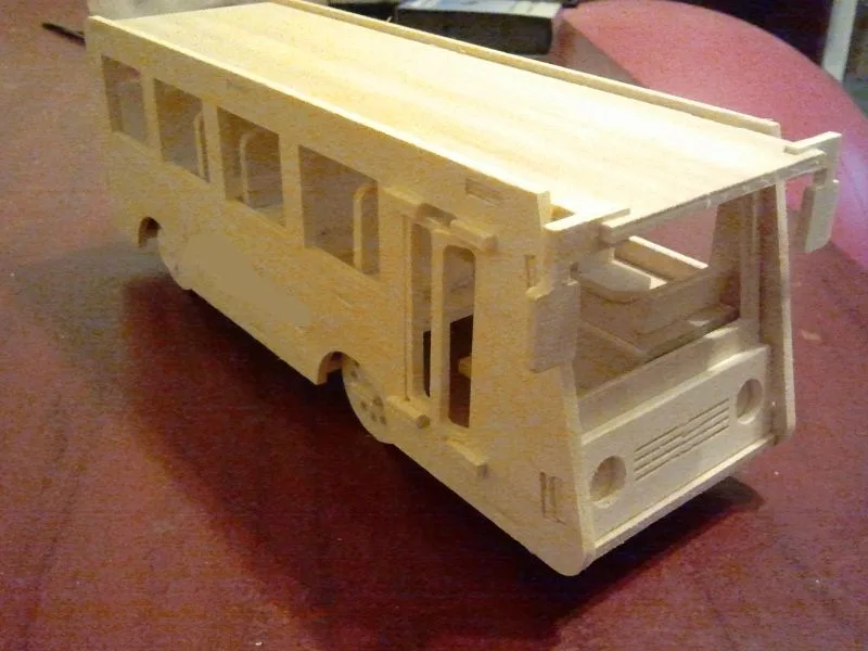 3D Otobüs Puzzle 