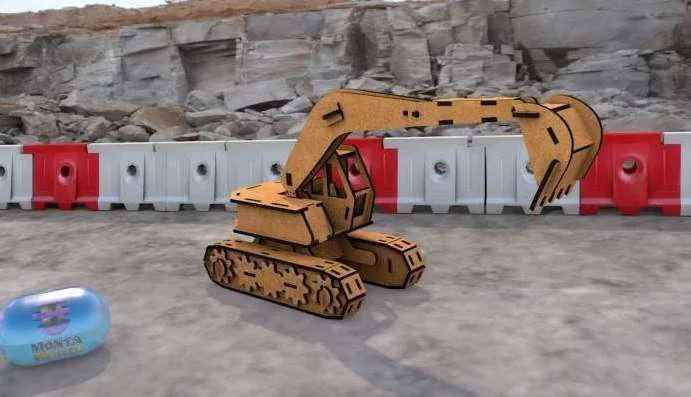3D Paletli Kepçe Puzzle-2