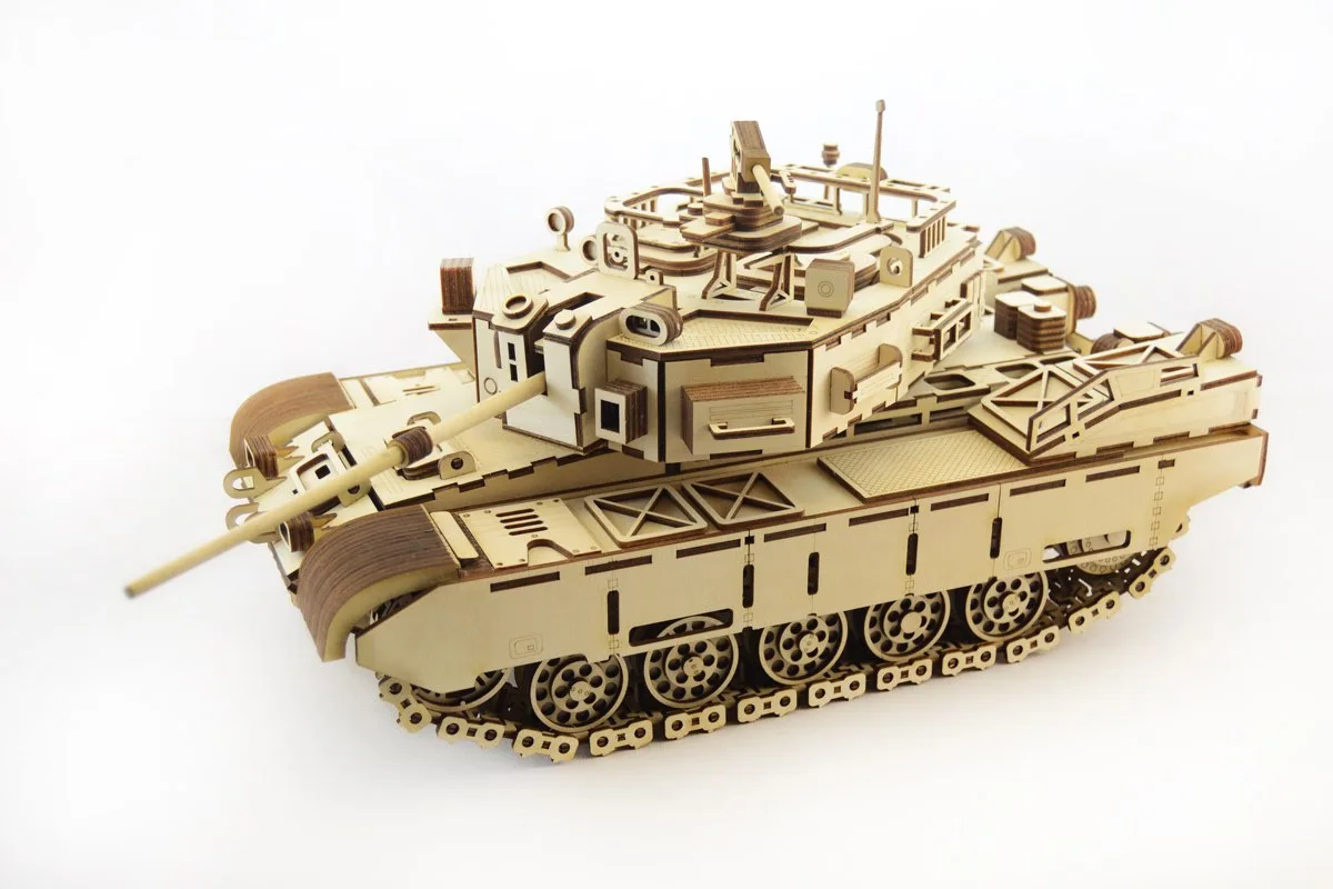 Ahşap Oyuncak Tank Çizimi
