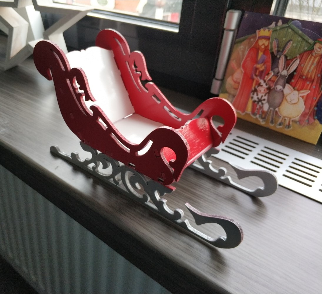 Noel Noel Baba Kızağı 3mm