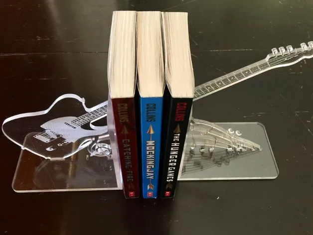 Akrilik Gravür Gitar Kitap Ayracı