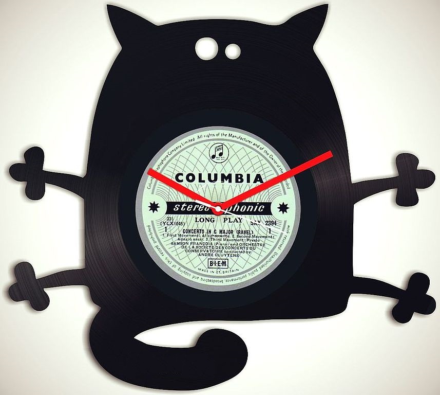 Huysuz Kedi Duvar Saati