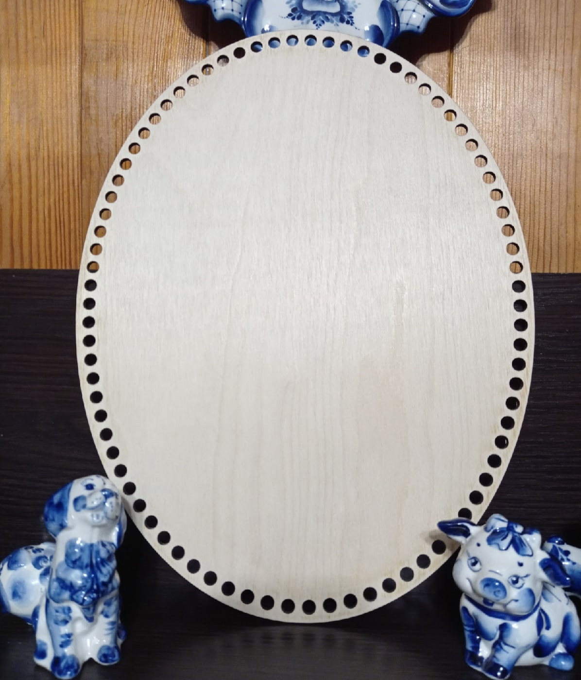 Tığ Sepeti İçin Ahşap Dipler